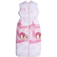 Winter sleeping bag 105 CM SLEEPY HAT PINK - Children's Sleeping Bag