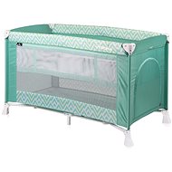 Travel cot and playpen 2in1 Lorelli VERONA GREEN LINES - Travel Bed