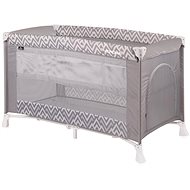 Travel cot and playpen 2in1 Lorelli VERONA GREY LINES - Travel Bed