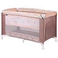 Lorelli VERONA BROWN&BEIGE LINES 2in1 travel cot and playpen - Travel Bed