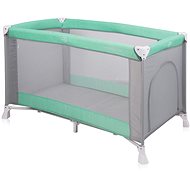 Travel cot Lorelli VERONA 1 layer GREEN&GREY - Travel Bed