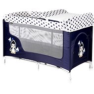 Travel cot and playpen 2in1 Lorelli SAN REMO BLUE&WHITE PENGUIN - Travel Bed