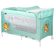 Travel cot and playpen 2in1 Lorelli SAN REMO GREEN INDIANS - Travel Bed