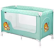 Travel cot Lorelli SAN REMO 1 layer GREEN INDIANS - Travel Bed