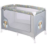 Travel cot Lorelli SAN REMO 1 layer GREY CUTE KITTEN - Travel Bed