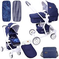 Lorelli ASTER DARK BLUE FLOWERS Baby Buggy - Baby Buggy