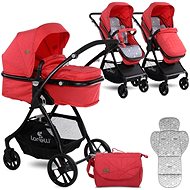 Stroller Lorelli STARLIGHT RED Baby Buggy - Baby Buggy