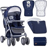 Lorelli TOLEDO DARK BLUE TEDDY BEAR+Lorelli Stroller Bag - Baby Buggy
