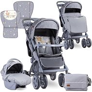 Lorelli TOLEDO SET GREY BEAR PARTY Baby Buggy - Baby Buggy