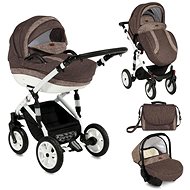 Stroller Lorelli MIA BROWN 2-in-1 AIR - Baby Buggy