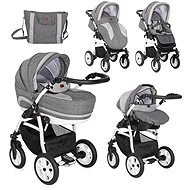 Lorelli KARA LIGHT&DARK GREY 3-in-1 AIR Stroller - Baby Buggy