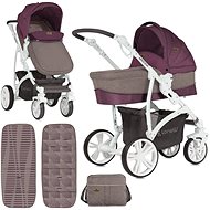 Stroller ARIZONA+PRAM BODY+BAG BEIGE&RED - Baby Buggy