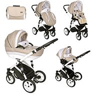 Lorelli MIA LIGHT&DARK BEIGE 3-in-1 AIR - Baby Buggy