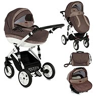 Stroller Lorelli MIA BROWN 3-in-1 AIR - Baby Buggy