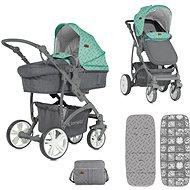 Stroller Lorelli VISTA GREEN&GREY - Baby Buggy