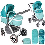 Stroller Lorelli AURORA AQUAMARINE LONDON - Baby Buggy