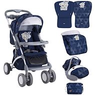Lorelli APOLLO SET DARK BLUE FRIENDS - Baby Buggy