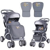 Stroller Lorelli APOLLO GREY BABY OWLS + Stroller Bag - Baby Buggy