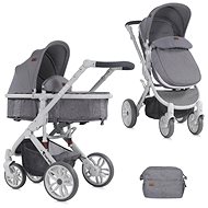 Stroller Lorelli LUNA 2-in-1 GREY - Baby Buggy