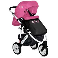 Lorelli MONZA 2-in-1 ROSE&BLACK AIR WHEELS - Baby Buggy
