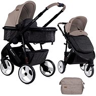 Lorelli CALIBRA 3 2-in-1 BEIGE&BLACK - Baby Buggy
