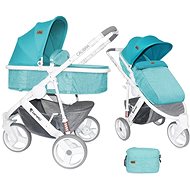 Stroller Lorelli CALIBRA 3 2-in-1 AQUAMARINE - Baby Buggy