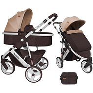 Lorelli CALIBRA 3 2-in-1 BROWN&BEIGE - Baby Buggy