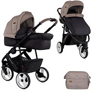 Lorelli MONZA 2-in-1 BEIGE&BLACK - Baby Buggy