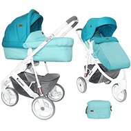 Stroller Lorelli MONZA 2-in-1 AQUAMARINE - Baby Buggy