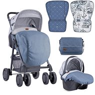 Lorelli AERO SET GREY MAPS Baby Buggy - Baby Buggy