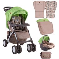 Stroller Lorelli RIO S BEIGE&GREEN LAMBS - Baby Buggy