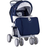 Lorelli FOXY Stroller + Toddler Carrier DARK BLUE TEDDY - Baby Buggy