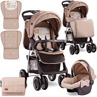 Lorelli FOXY SET BEIGE BEAR PARTY Baby Buggy - Baby Buggy