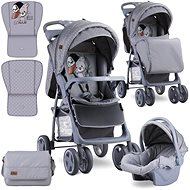 Lorelli FOXY SET GREY COOL CAT Baby Buggy - Baby Buggy