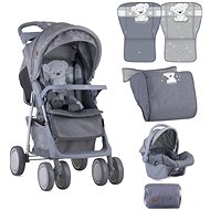 Lorelli FOXY SET GREY MY TEDDY Baby Buggy - Baby Buggy