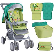 Stroller Lorelli COMBI GREEN GARDEN + Stroller Bag - Baby Buggy