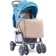 Stroller Lorelli FOXY + Carrycot BLUE&BEIGE MOON BEAR - Baby Buggy