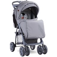 Stroller Lorelli FOXY + Carrycot GREY COOL CAT - Baby Buggy