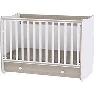 Multifunctional Cot Lorelli DREAM NEW 120x60CM WHITE/AMBER - Cot