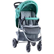 Stroller Lorelli DAISY + Carrycot GREEN&GREY - Baby Buggy