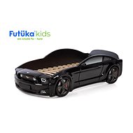 Dětská postel auto Futuka kids LIGHT 3D MG ČERNÁ - Postel