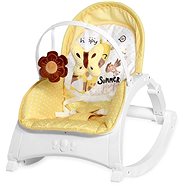 Lorelli ENJOY YELLOW GIRAFFE 2in1 rocking chair - Baby Rocker