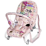 Lorelli TOP RELAX PINK TRAVELLING - Baby Rocker