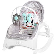 Lorelli ENJOY GREY PENGUIN 2in1 rocking chair - Baby Rocker