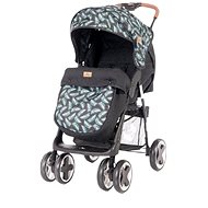 Stroller Lorelli INES + Carrycot BLACK LEAVES - Baby Buggy