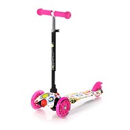 Lorelli MINI PINK FLOWERS - Children's Scooter
