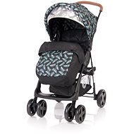 Stroller Lorelli TERRA + Carrycot BLACK LEAVES - Baby Buggy
