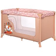 Travel cot Lorelli MOONLIGHT 1 layer BEIGE FOXY - Travel Bed
