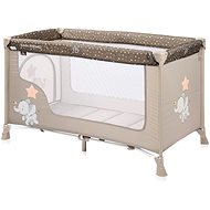 Travel cot Lorelli SR 1 layer BEIGE ELEPHANT - Travel Bed