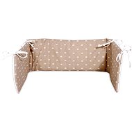 Lorelli RANFORCE CROWNS LATTE Crib Mantle - Crib Bumper